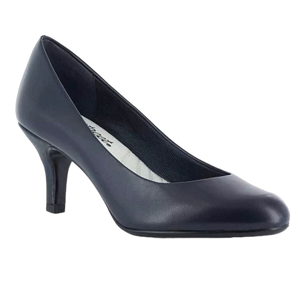 Easy Street Women's Passion Mid Heel Dress Pumps Navy Size 8 1/2 N